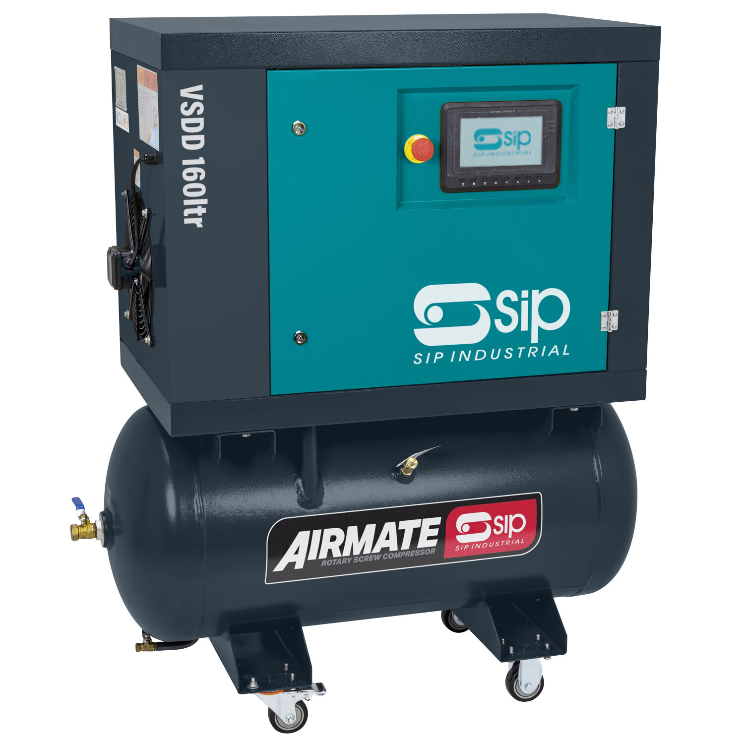 Sip Vsdd 2.2kw 10bar 160ltr 230v Rotary Screw Compressor