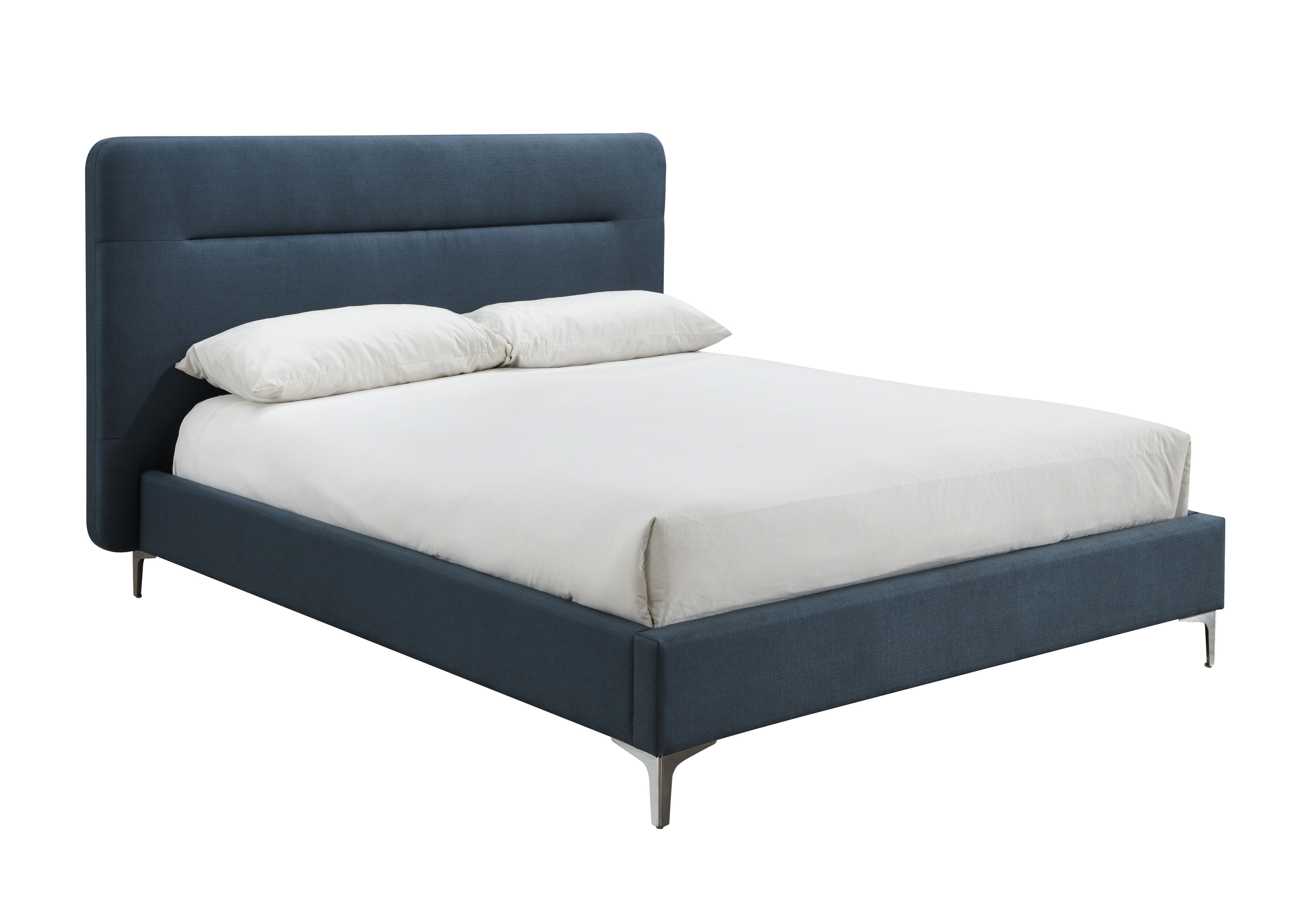 Finn King Bed Steel Blue