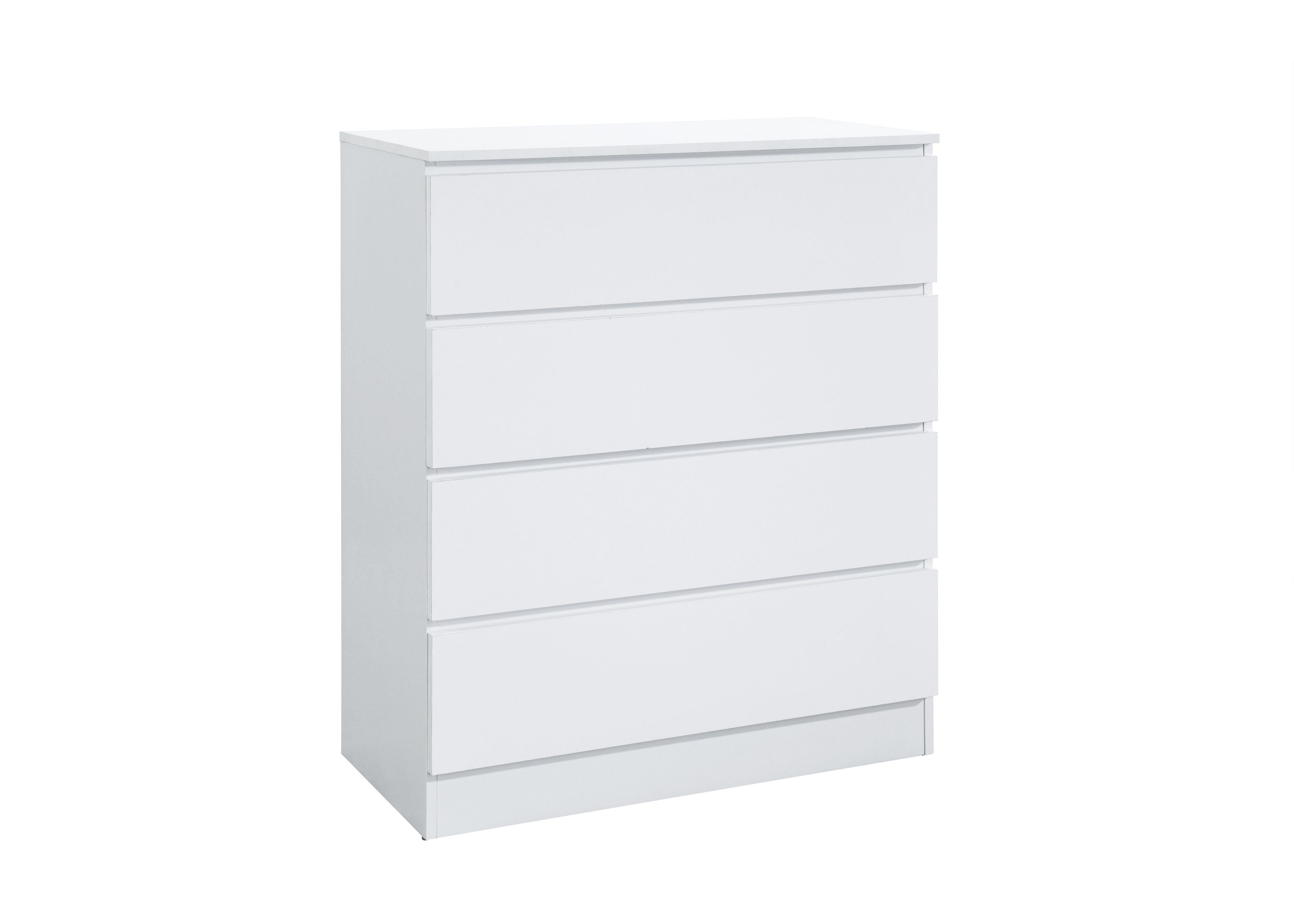 Oslo 4 Drawer Chest White