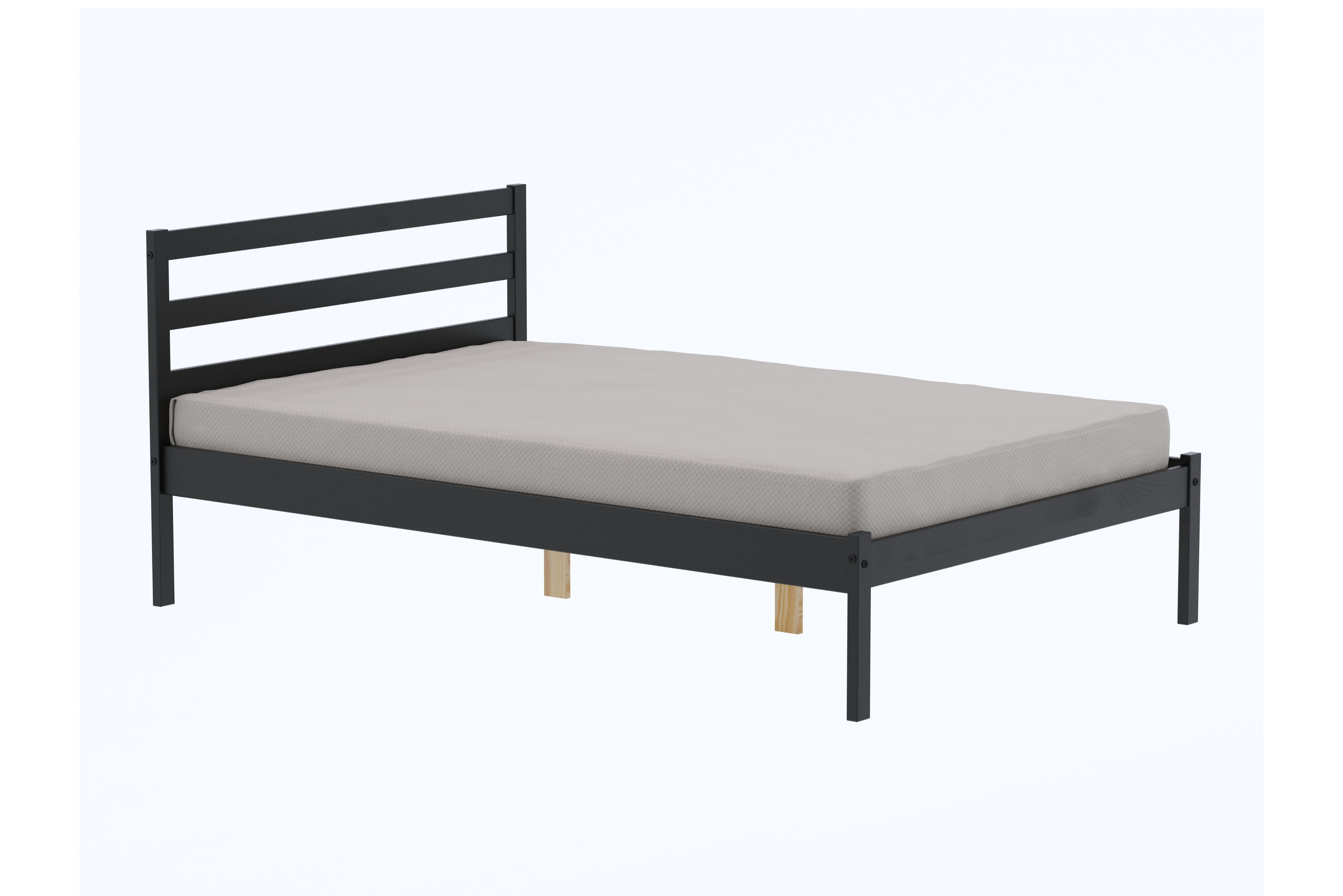 Luka Double Bed Black