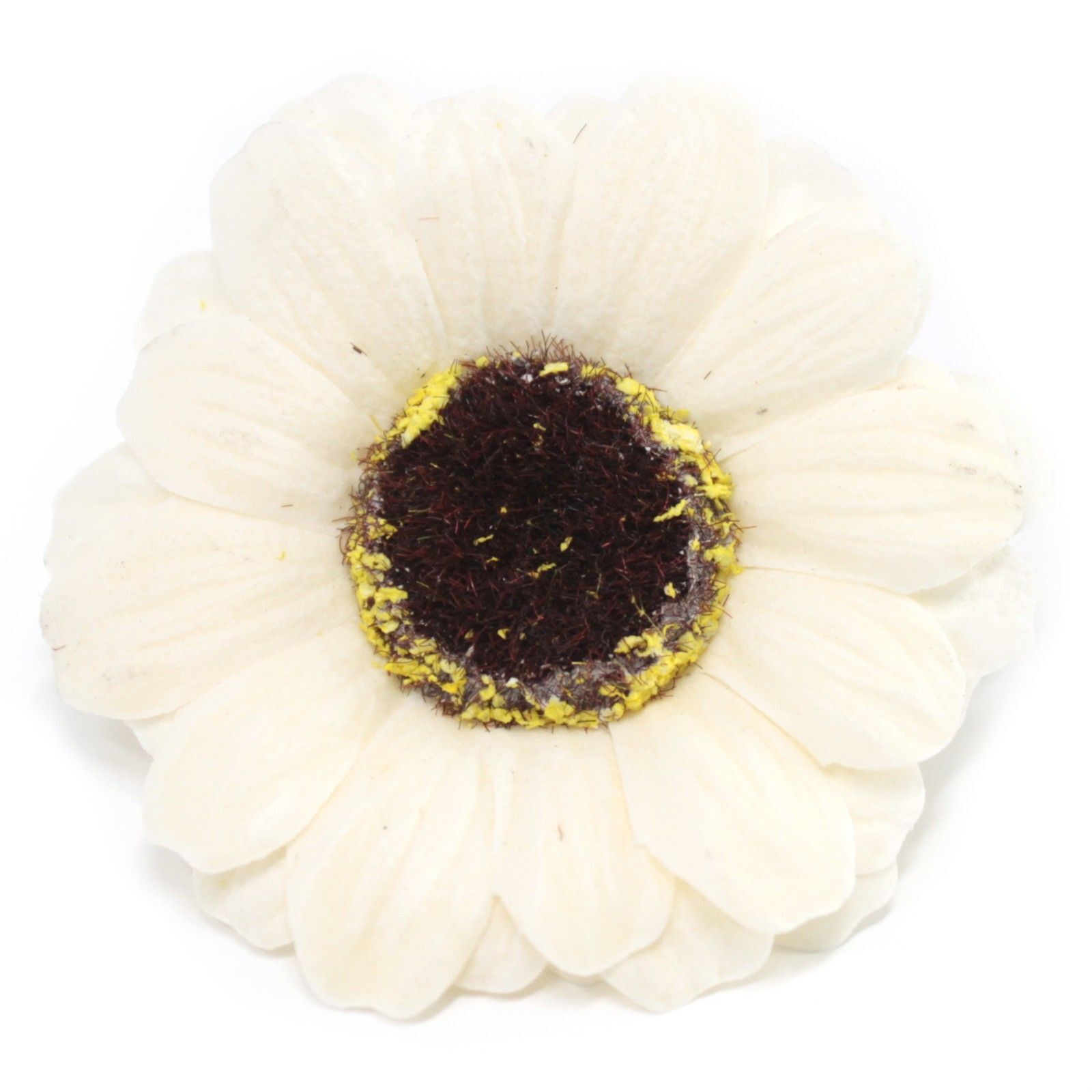Craft Soap Flowers - Sml Sunflower - Ivory - Pack Of 10
