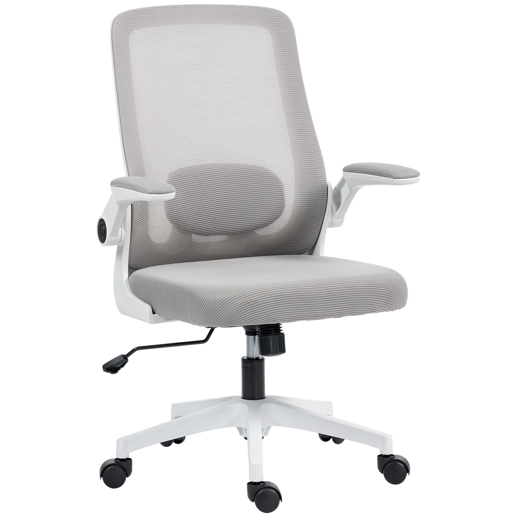 Homcom Mesh Back Adjustable Office Chair - Grey