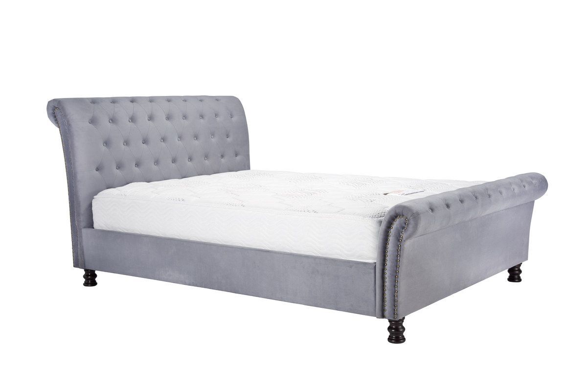 Opulence Super King Bed Grey