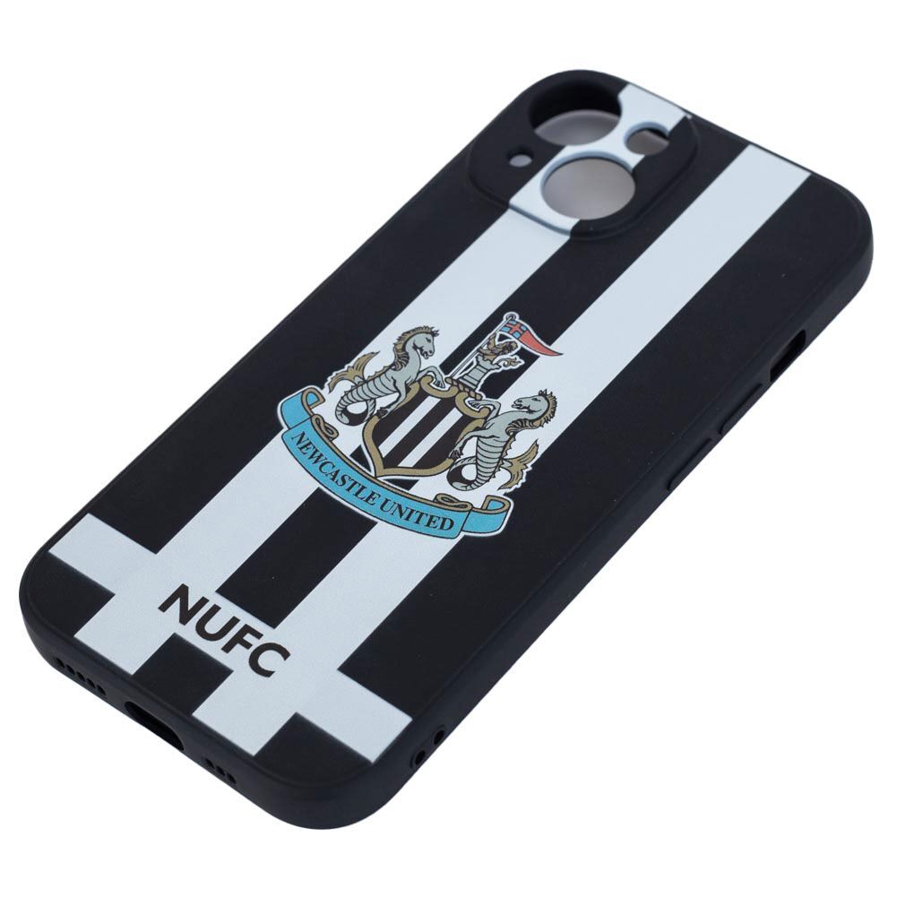 Newcastle United Fc Iphone 14 Striped Silicone Case
