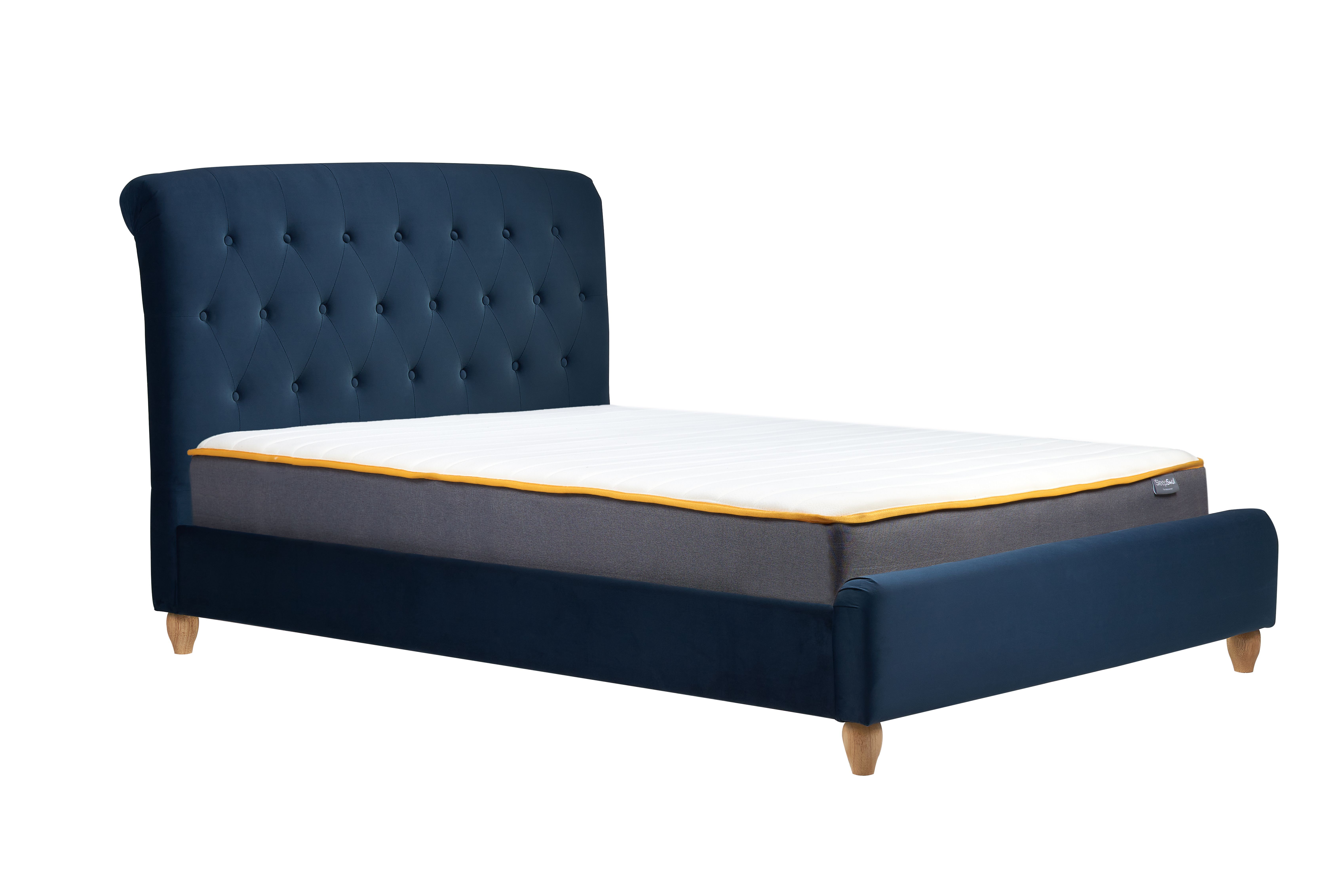 Brompton King Bed Blue
