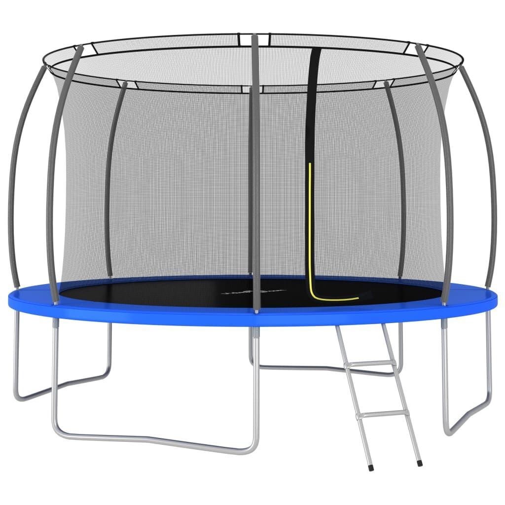 Vidaxl Trampoline Set Round 366x80 Cm 150 Kg