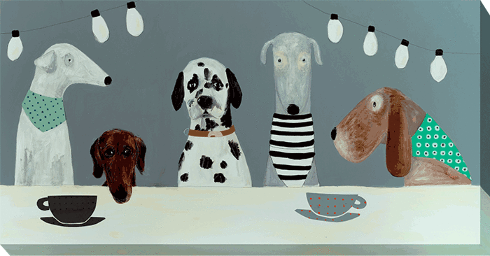 When Is Dinner I By Fay Shoesmith - Canvas Print