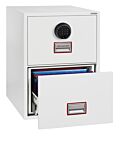 Phoenix World Class Vertical Fire File Fs2272f 2 Drawer Filing Cabinet With Fingerprint Lock