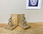 Set Of Two Musical Note Bookends