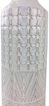 White Star Textured Stoneware Vase 44cm