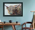 Woolly Highland Cow I By Carolee Vitaletti