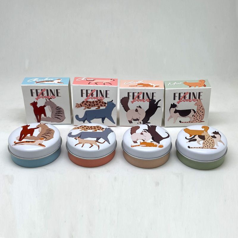 Lip Balm In A Tin - Feline Fine Cats