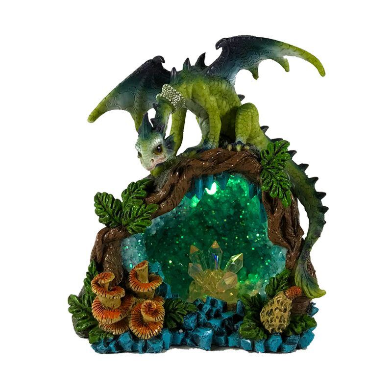 Elements Dragon - Led Woodland Crystal Cave