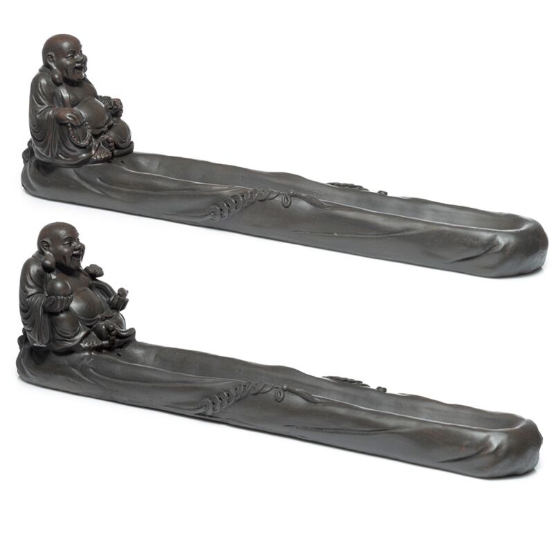 Ashcatcher Incense Stick Burner - Peace Of The East Chinese Laughing Buddha