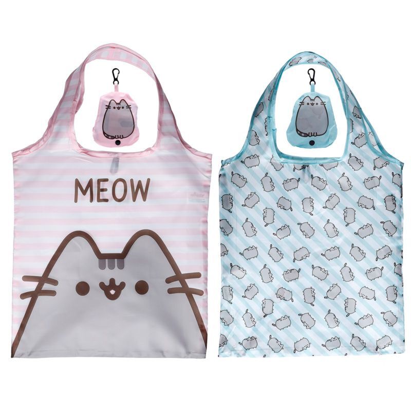 Foldable Reusable Shopping Bag - Pusheen Cat