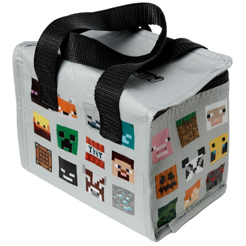 Minecraft Faces Recycled Reusable Lunch Box