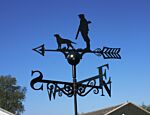 Man And Dog Weathervane