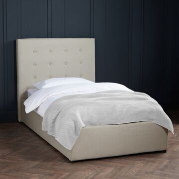 Lucca Plus 3.0ft Ottoman Single Bed Beige