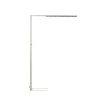 Floor Led Lamp Silver Aluminium 194 Cm Height Touch Switch Dimming Motion Sensor Modern Lighting Home Office Beliani