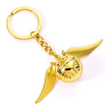 Harry Potter 3d Metal Keyring Golden Snitch