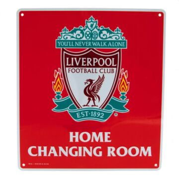 Liverpool Fc Home Changing Room Sign