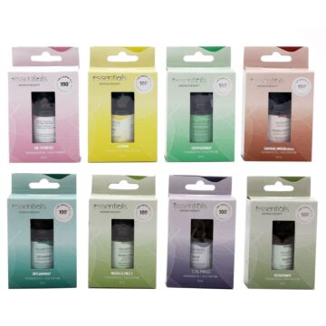 Pack Of 8 X 10ml Essentials Aromatherapy Oil