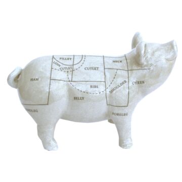 Ceramic Pig Ornament, 32cm