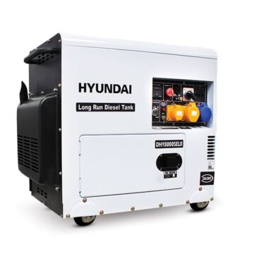 Hyundai 6kw/7.5kva Long Run Standby Diesel Generator Single Phase | Dhy8000selr