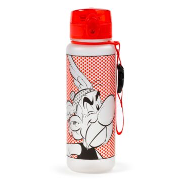 600ml Shatterproof Pop Top Water Bottle - Asterix & Obelix