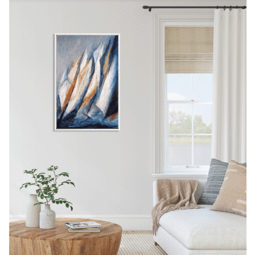 Alta Mar By Maria Antonia Torres - Framed Canvas