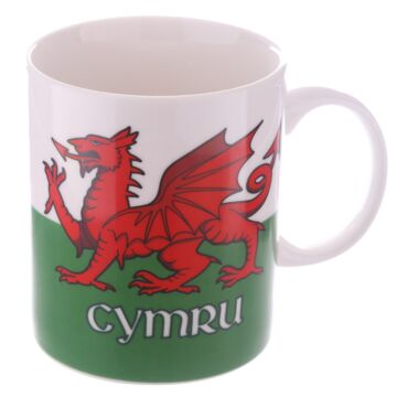 Collectable Porcelain Mug - Wales Welsh Dragon