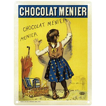 Large Metal Sign 60 X 49.5cm Vintage Retro Chocolat Menier