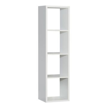 Mauro 3 Shelves Storage Unit In Matt White