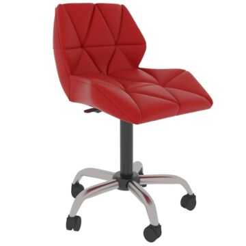 Vida Designs Geo Office Chair, Red