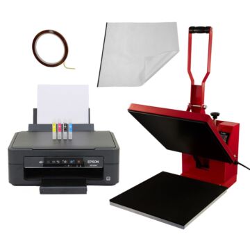 38cm Clam Heat Press & Epson Printer