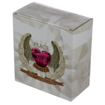 Peace Of Heaven Cherub - Endless Love Mantle Clock