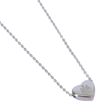 Newcastle United Fc Stainless Steel Heart Necklace