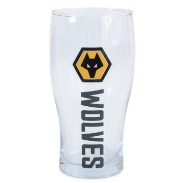Wolverhampton Wanderers Fc Tulip Pint Glass