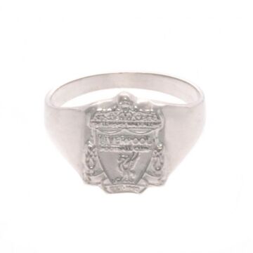 Liverpool Fc Sterling Silver Ring Medium