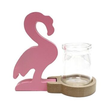 Hydroponic Home Decor - Pink Flamingo Pot