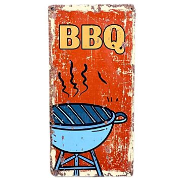 Metal Wall Sign - Bbq Barbeque