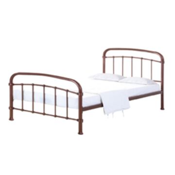 Halston 5.0ft King Size Copper Bed