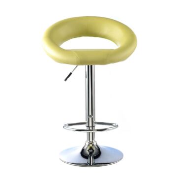 Murry Bar Stool Pu Chrome & Lime (2s)