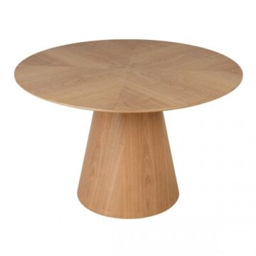 Claremont 1.2m Round Natural Dining Table