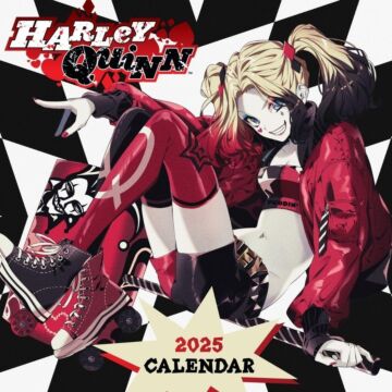 Harley Quinn Square Calendar 2025