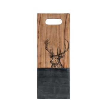Stag Board Large Black Marble 400x150x15mm
