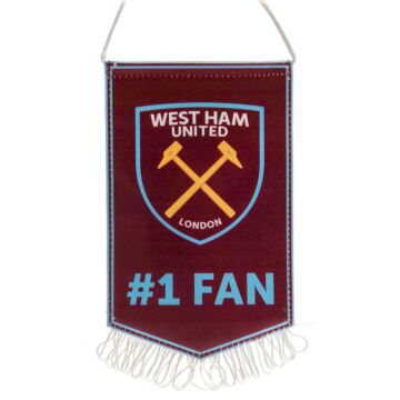 West Ham United Fc No.1 Fan Mini Pennant