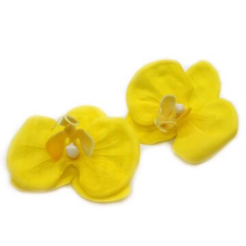 Craft Soap Flower - Paeonia - Yellow - Pack Of 10