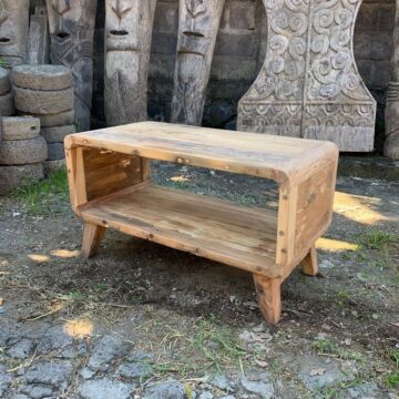 Small Rectangular Coffee Table - Recycled Wood