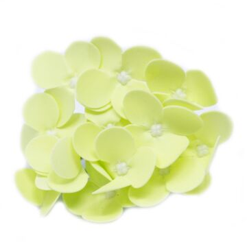 Craft Soap Flowers - Hyacinth Bean - Spring Green - Pack Of 10